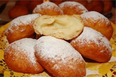 Пончики с кремом